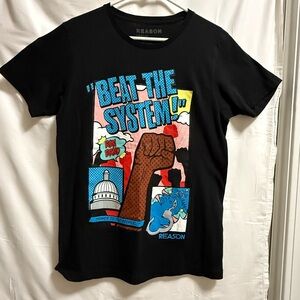 Reason Graphic Tee “Beat the System”